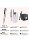 Rechargeable 24W Silver Nail Drill 35,000 RPM Portable USB-C E-File Kit with 800mAh Battery & 6 Bits - 7