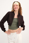 Fleece-Lined Crop Sweatshirt H1526-T9 - 5