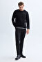 Men's Black Slim Fit Trousers