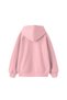 Girl Gang Printed Oversize Unisex Pink Hoodie - 2