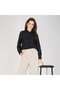 Soft Crepe Ladies Shirt – High Neck and Full Sleeves with Embroidery, Available in 3 Colors