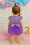 Tutu Short Sleeve Baby Girl Dress - Princess Dress, Birthday, Special Occasion Dress - 2