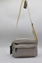 Water Resistant Fabric Women's Shoulder Bag Beige Crossbody Bag - 5