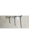 100Pcs Display Case Panel Shelf Rod Hook Steel Hanger 5cm