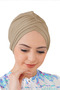 Crossed 3-Stripes Double-Sided Bonnet Sea Cap