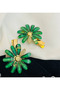 Stone Sunflower Model Women's Elegant Buckle 1 Piece - 2