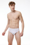 Men's White Modal Lycra Slip Underpants 080 - 2