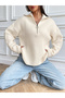 Zippered Knitwear Sweater - 2