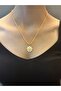 21 cm Steel Daisy Pendant Women's Necklace