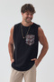 Zero Sleeve Wide Neckline Bohemian Pocket T-Shirt Oval Cut - 8