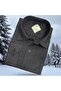 Classic 100% Cotton Long Sleeve Anti-Sweat Winter Flannel Fabric Brown Shirt (Regular Fit) - 2