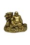 Dragon auriu cu buddha razand