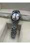 Role Model Vintage Calendar Women's Wristwatch Retro Steel Silver Band Silver Case - 2