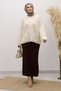 Soft Textured Buttoned Knitwear Cardigan Tsd250223 Beige - 6