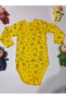Girl Boy Child Baby Long Sleeve Snap Fastener Bodysuit-Badi 100% Organic Cotton 3.5-4-5-6 Years Old - 5