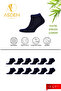 Bamboo Men's Booties Socks Navy Blue 12-Pack, Seamless, Soft Washable - 3