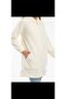 Women's Hooded Zippered Long Welsoft Plush Cardigan with Elasticated Sleeves - 2