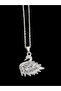 Steel Unstable White Swan Necklace - 5