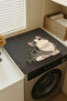 Clothes Dryer Top Organizer Mat Liquid-Proof Cover Minnoş Tekir