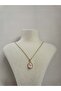 Non-Tarnish Steel Pearl Pink Enamel Necklace - 2