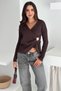 Women's Kraveze Buckle Blouse – Fitted to the Body & Gold Detailing - 4