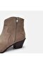 Large Size Women's Genuine Leather Cowboy Heel Boots 41-42-43-44-45- - 8