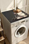 Clothes Dryer Top Organizer Mat Liquid-Proof Cover Minnoş Tekir - 2