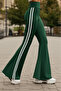 High-Waisted Side-Striped Flared Women's Leggings - 4