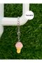 Ice Cream Cone Thermos Ornament/Ice Cream Thermos Charm in a Cone/Cone-Shaped Chocolate Bag Charm