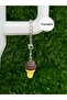Ice Cream Cone Chocolate Thermos Ornament/Chocolate Ice Cream Thermos Charm in a Cone/Cone Bag Charm