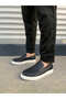 Jy180 Estilo X Laceless Skin Men's Casual Sports Classic Shoes Cbt - Black - 2