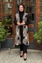 Fuat Gürşen Large Size Double Suit 25K-4706 Black