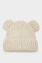 Baby Girl Woven Label Ear Knitwear Beanie F0023A525Wn - 3