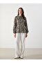 Özmarka New Season Tie Neck Patterned Blouse - 3