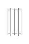 4-Panel Room Divider White 160x220 cm Fabric - 2