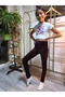 Girl's Leggings Winter Velvet Elastic Waist Plum - 5