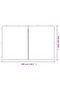 Party Tent Sidewall 2 pcs with Zipper PE Green - 3