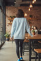Ramen Eating Cat Unisex Sweatshirt Printed Oversize Long Sleeve Sweatshirt - 3