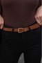 Körülü Gold Buckle Women's Belt Trouser Belt Coat Belt Waist Belt Shirt Belt