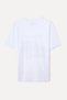 Men's White Comfort Fit Printed Crew Neck T-Shirt - 6