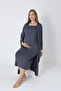 Smoked Lace Detailed Maternity and Postpartum Nightgown Set - 3