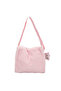 حقيبة كتف من القطيفة بنمط قوس قزح - 4