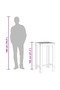 Garden Bar Table 60x60x105 cm Solid Wood Acacia - 5