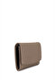 Unisex Genuine Leather Beige Floter Card Holder - 2