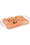 Onlyfire Himalayan Salt Block with Holder Tray, Pink BBQ Salt Slab for Cooking, Grilling, Chilling,