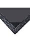Garden Table Black 240x90x74 cm Poly Rattan and Glass - 2