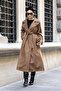 Tied Trench Coat with Bag Gift