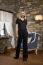 3-Piece Pajama Set for Women with Dressing Gown Cossybyaqua 26376-40 - 4
