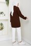 Enfil Shawl Collar Knitwear Cardigan 1598 - Bitter Brown - 6