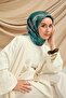 وشاح تيفيل الحريري IST 11484 - 36 نمط مخطط باللون الفيروزي - 5